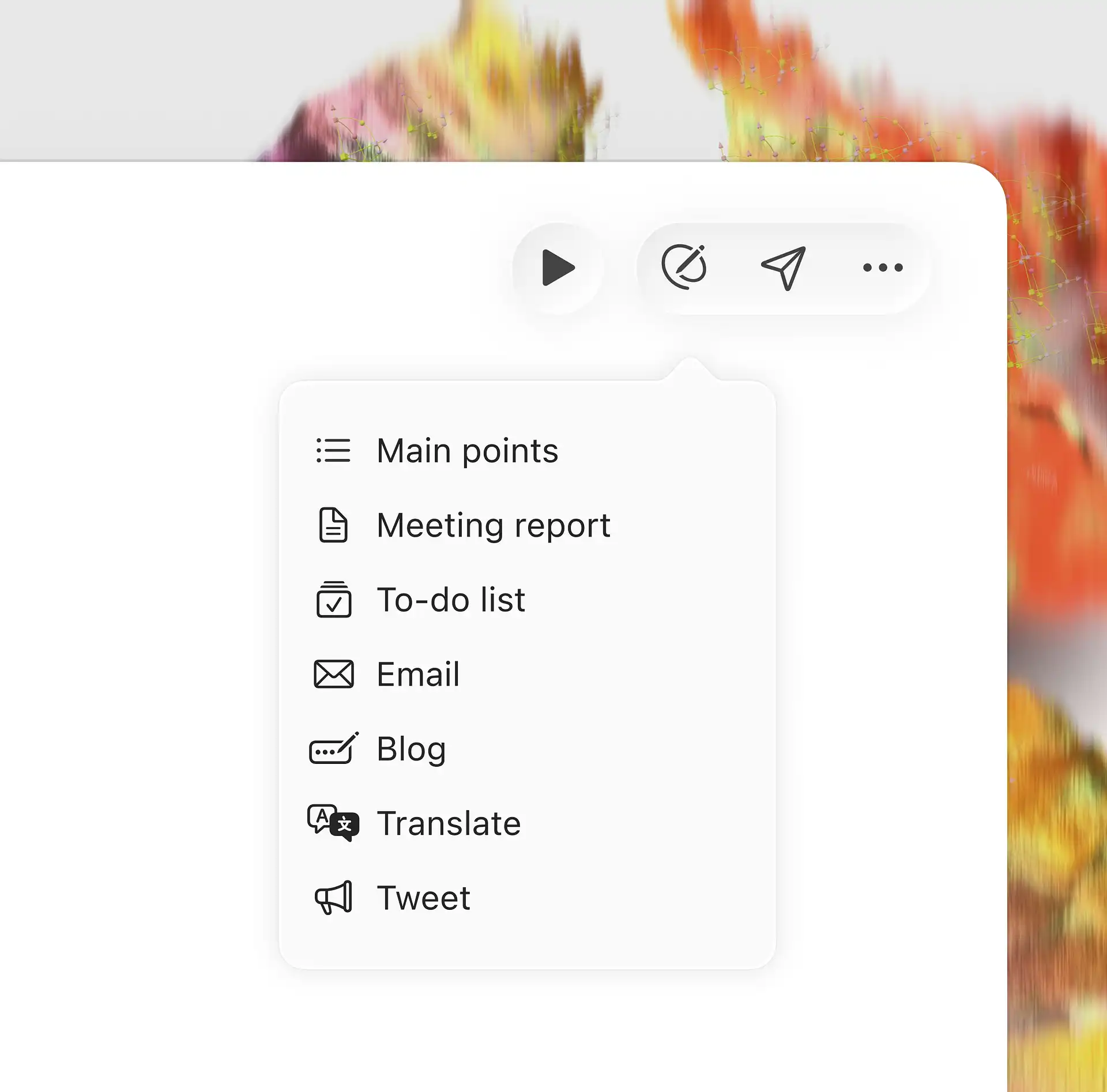 Done discussing, already executing.